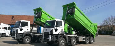 Nové sklápěčky Ford Cargo pro těžební společnost LIATIK