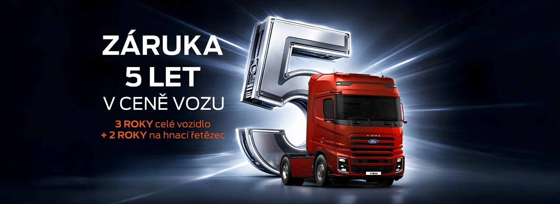 5 let záruka na nový Ford F-MAX